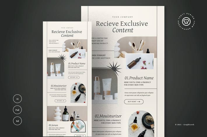 Skincare Email Newsletter