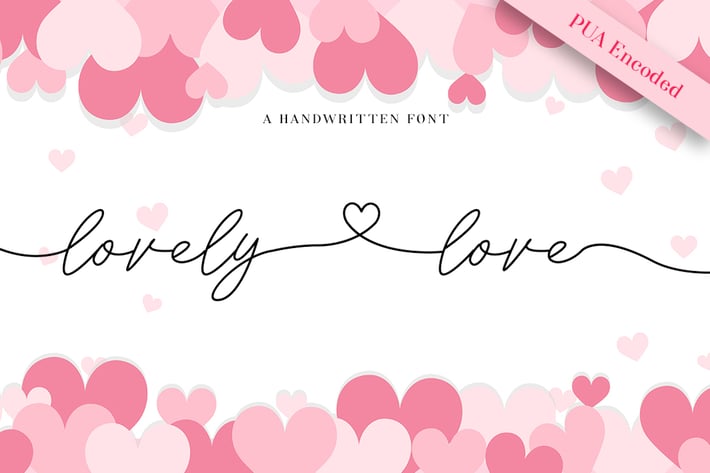 Lovely Love - Handwritten Font