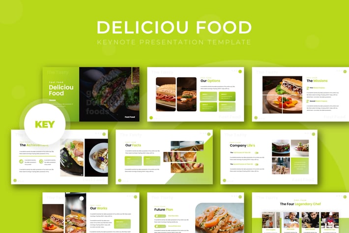 Deliciou Food - Keynote Template