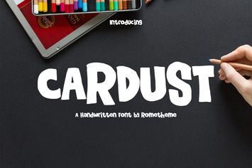 Cardust - Playful Font