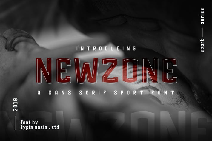 Newzone - Sport Sans Font