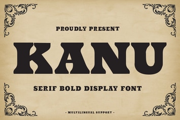 Kanu - Serif Display Font