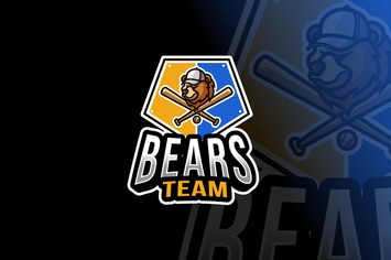 Bears Baseball Logo Template