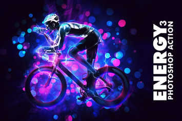 Energy 3 Photoshop Action