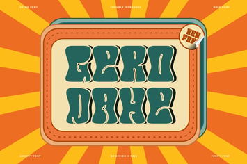 Gerodahe - Groovy & Funky Font