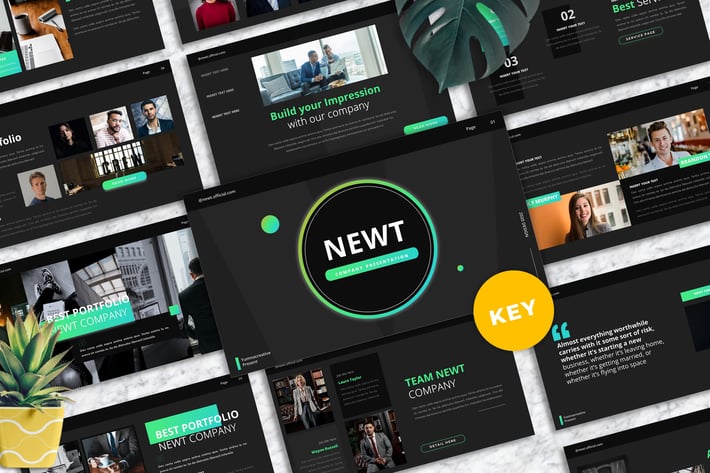 Newt - Company Profile Keynote Templates