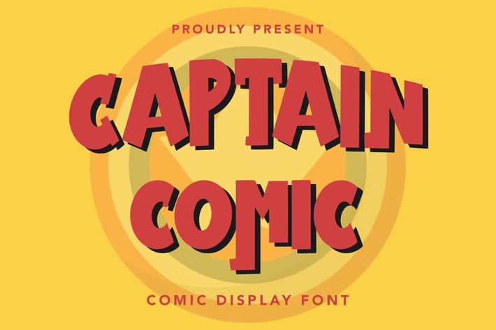 CaptainComic - Comic Display Font
