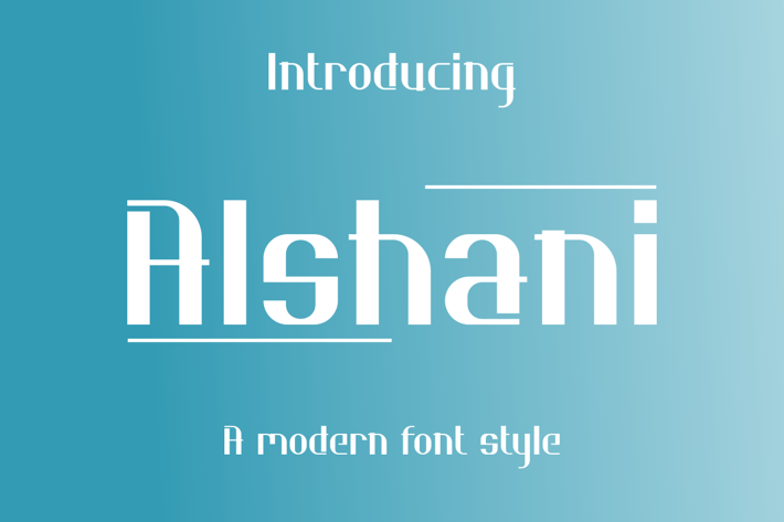 Alshani Font