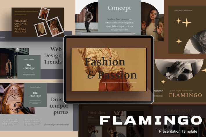 Flamingo Powerpoint Template