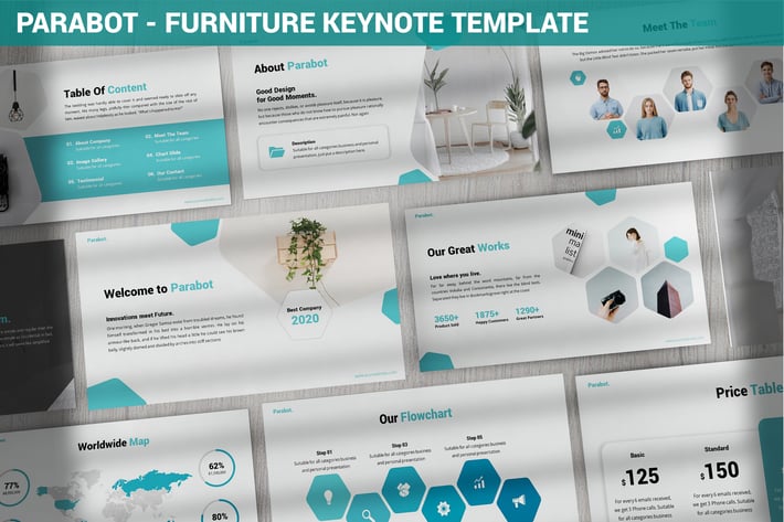 Parabot - Furniture Keynote Template