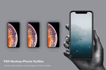 PSD Mockup iPhone Xs/Max 