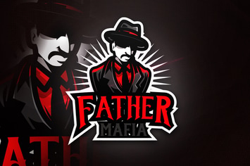 Father Mafia - Mascot & Esport Logo