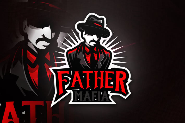 Father Mafia - Mascot & Esport Logo