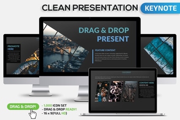 Clean Keynote Present