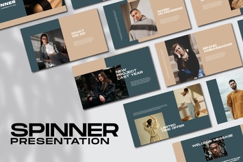 Spinner Powerpoint Template