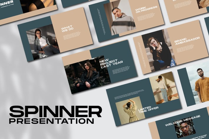 Spinner Powerpoint Template