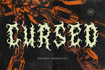 Cursed – Black Metal Font