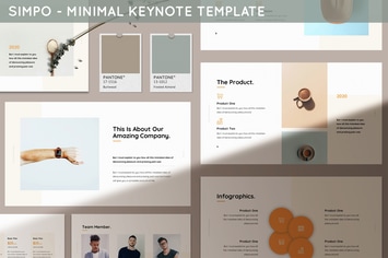 Simpo - Minimal Keynote Template