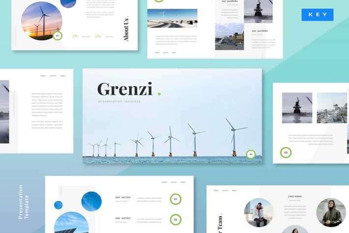 Grenzi - Renewable Energy Keynote Template