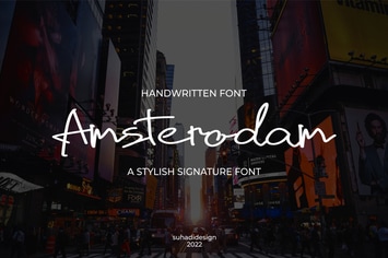 Amsterodam Handwritten Script Font