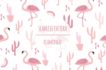 Flamingo – Seamless Pattern