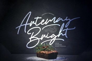 Artemay Bright - Signature Script Font