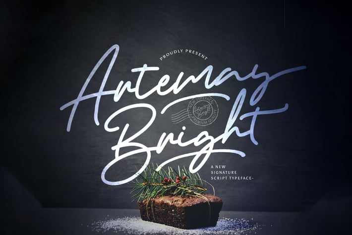 Artemay Bright - Signature Script Font