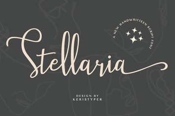 Stellaria Script Font