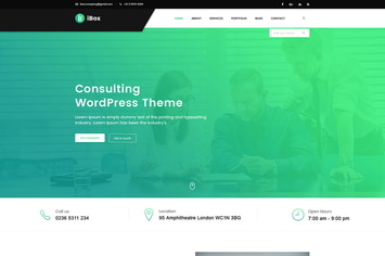 Ibox - Corporate Business PSD Template