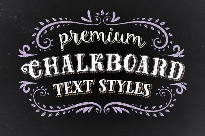 Premium Chalk Text Styles