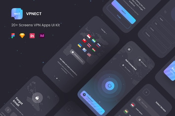 VPNECT - VPN Apps UI Kit
