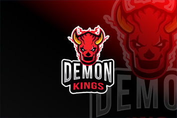 Demon Kings Esport Logo Template