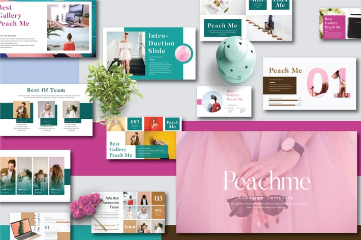 Peachme Creative Powerpoint Template