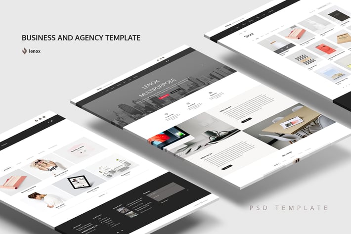 Business and Agency PSD Template