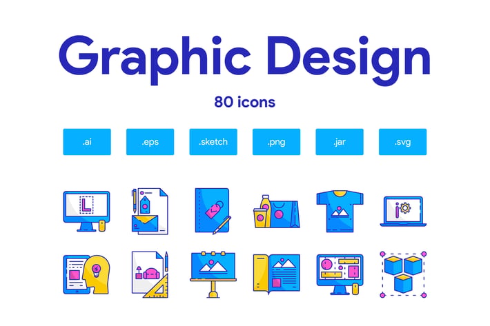Graphic Design Icon Set