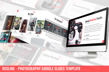 Redline - Photography Google Slides Template