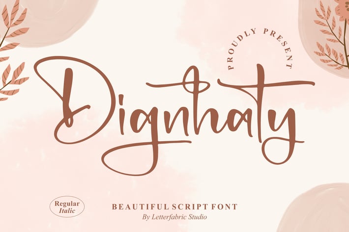 Dignhaty Beautiful Script Font