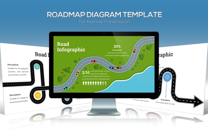 Roadmap Diagram For Keynote Presentation
