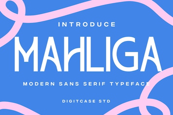 Mahliga - Modern Sans Serif Typeface