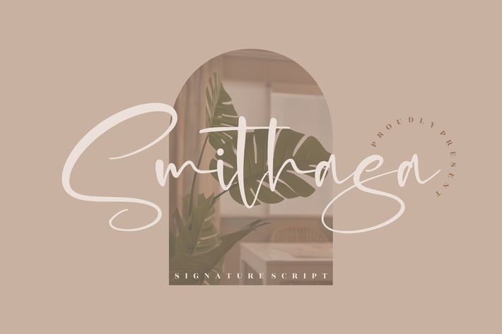 Smithasa Signature Script Font