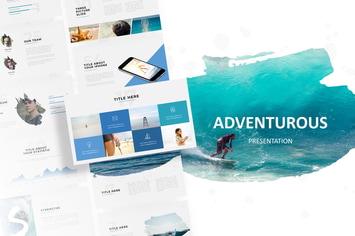 Adventurous - Brush Powerpoint Template