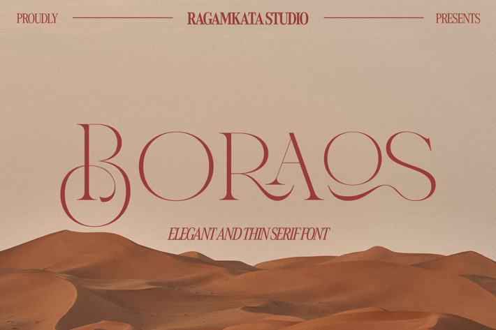 Boraos - Elegance Serif Font