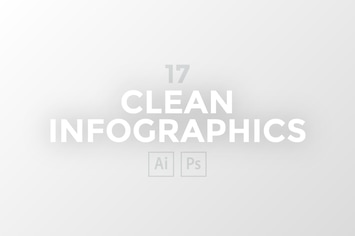 17 Clean Infographics