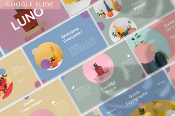 Luno - Brandbook Google Slide Template