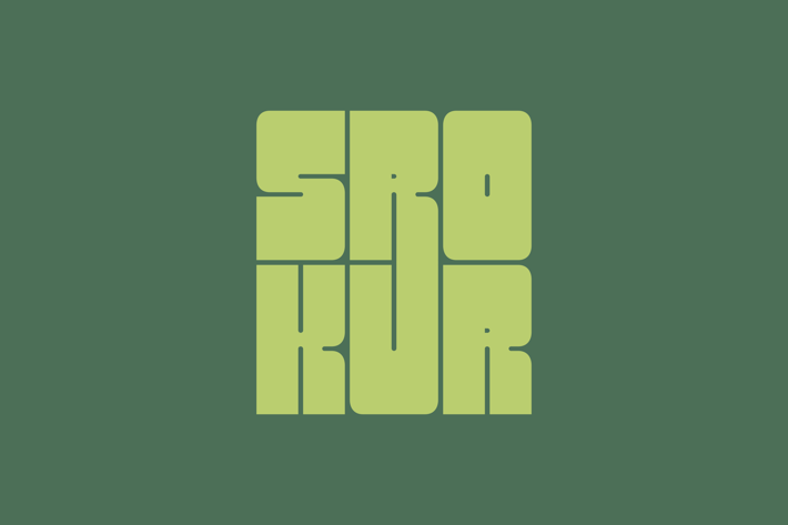 Srokur - Modern Condensed Typeface