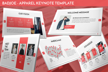 Badjoe - Apparel Keynote Template