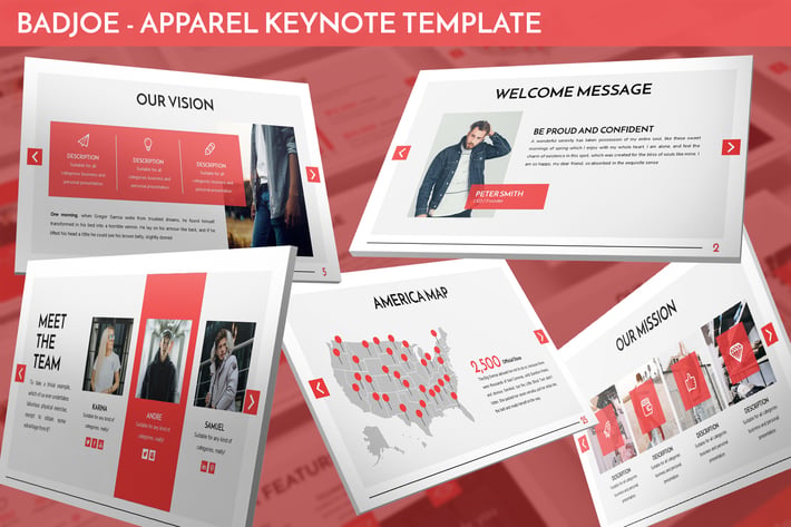 Badjoe - Apparel Keynote Template