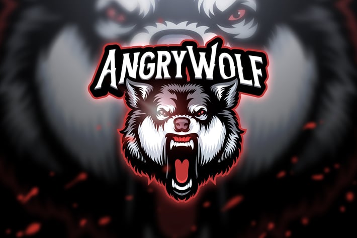 Angry wolf - Mascot & Esport Logo