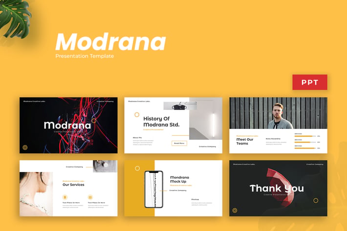 Modrana Creative Presentation Template