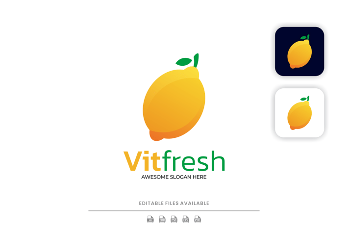 Fruit Gradient Logo
